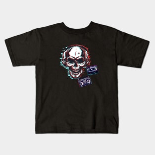 Skull Music Rock Kids T-Shirt